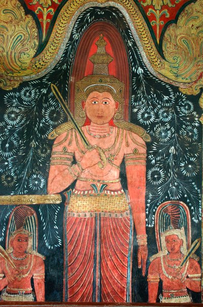 Mural on the Walls of Kelaniya Temple, Kelaniya Vihara, Sri Lanka by Unknown